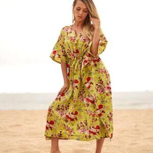 Craftluxe Cotton Kaftan Dress NWT